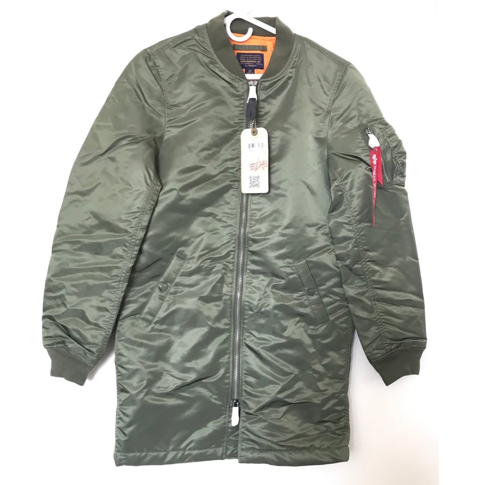 Alpha Industries MA-1 Flight Jacket Sage - Picture 3 of 4